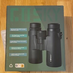 Sky Black Binoculars with Advanced Optics